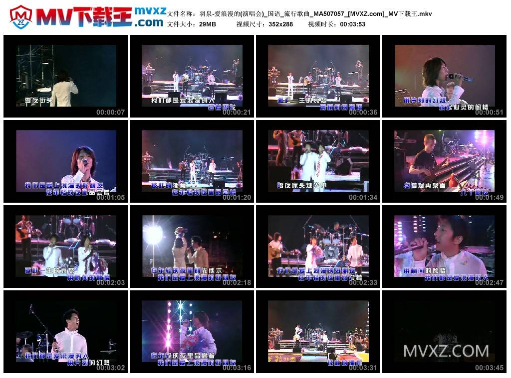 羽泉-爱浪漫的(演唱会)_国语_流行歌曲_MA507057